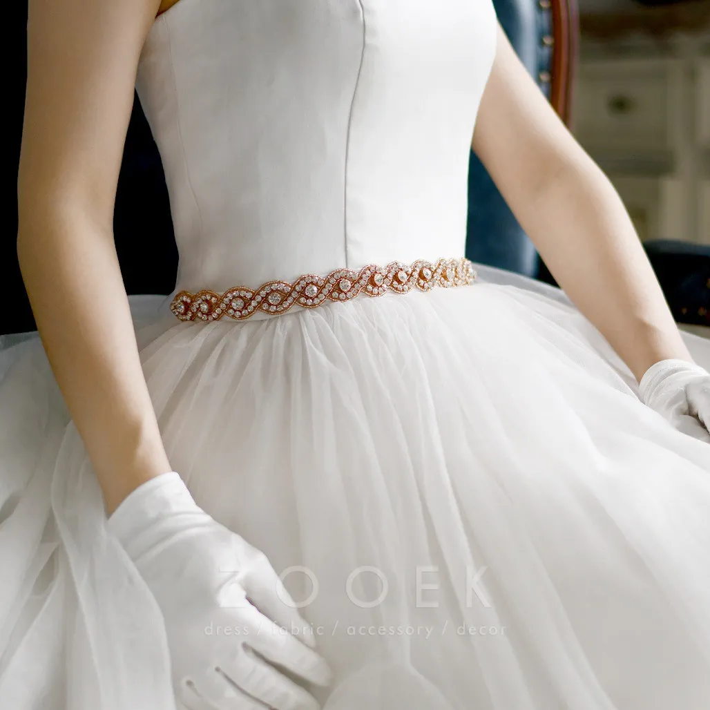 rose gold whorl pattern diamond beaded wedding belt rose gold whorl pattern diamond beaded wedding belt