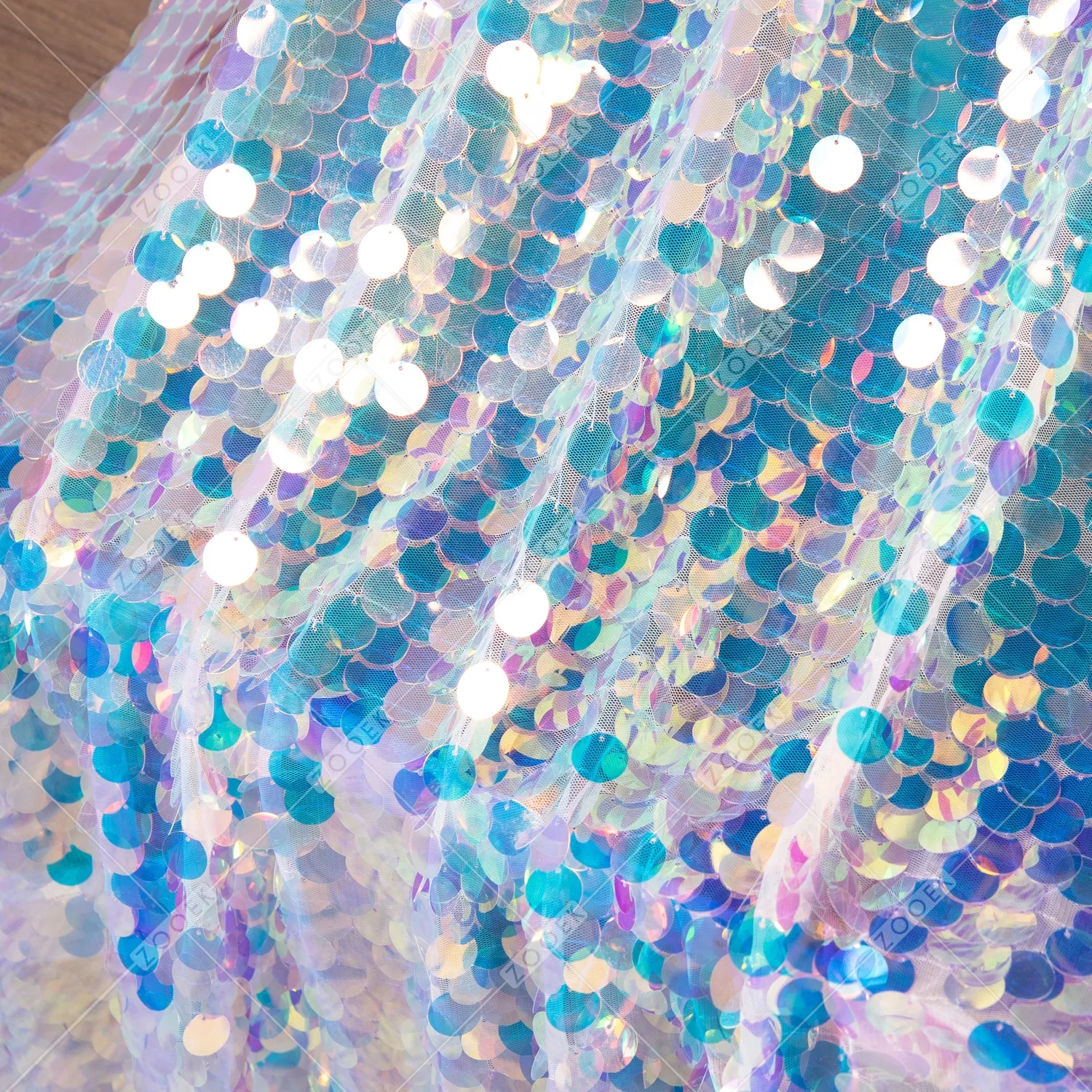 iridescent dream color mermaid sequin fabric iridescent dream color mermaid sequin fabric