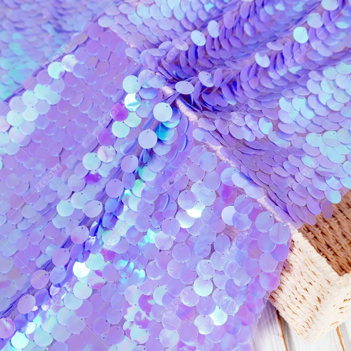 iridescent 18mm lavender purple paillette sequin fabric iridescent 18mm lavender purple paillette sequin fabric
