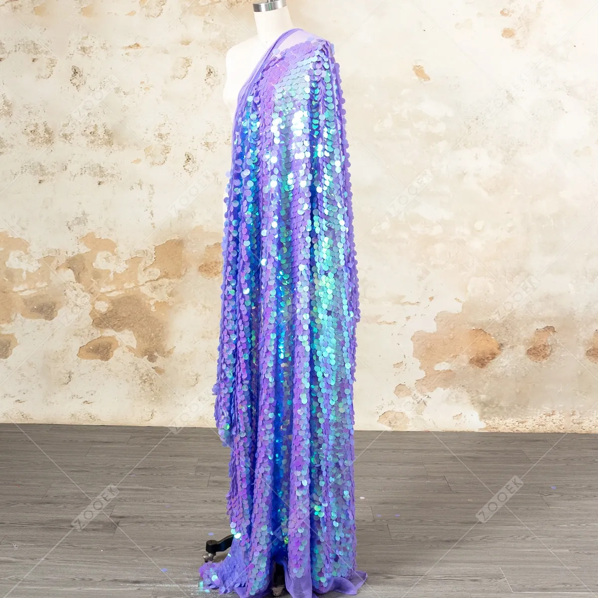 iridescent lavender paillette sequin fabric iridescent lavender paillette sequin fabric