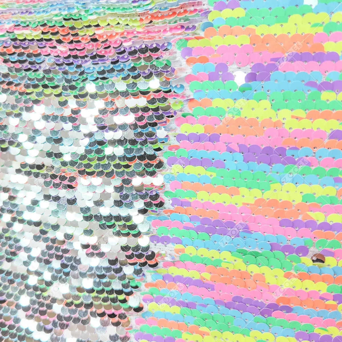 matte rainbow hues flip up shimmering silver sequin fabric matte rainbow hues flip up shimmering silver sequin fabric