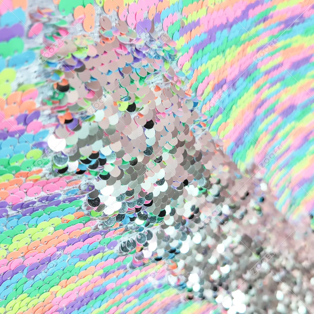 rainbow and silver reversible sequins rainbow and silver reversible sequins