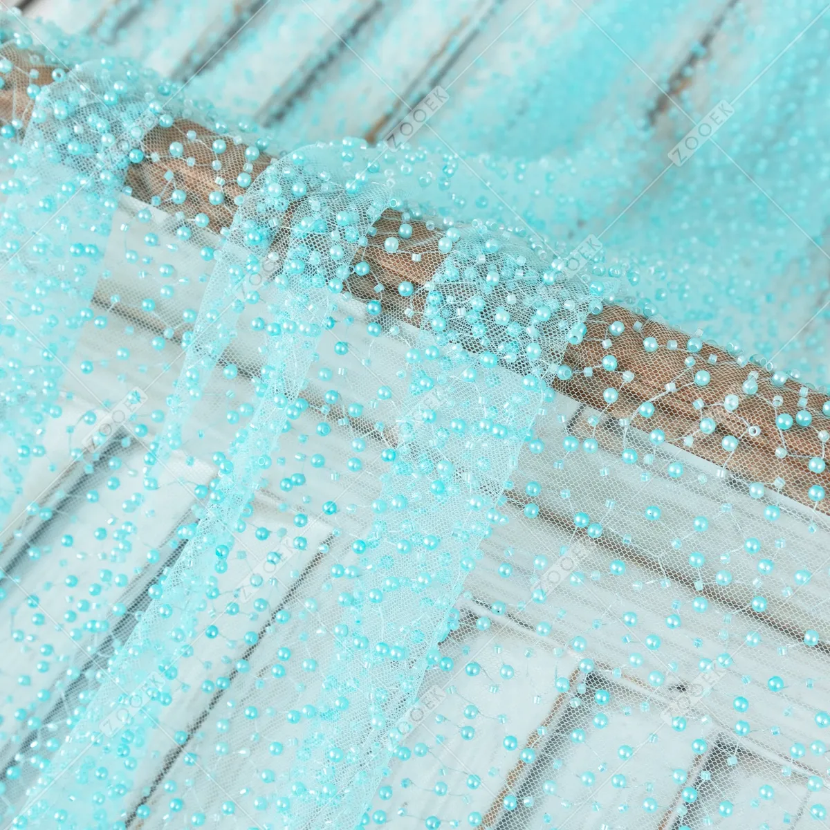 tiffany blue pearl bead tulle charming beading fabric tiffany blue pearl bead tulle charming beading fabric
