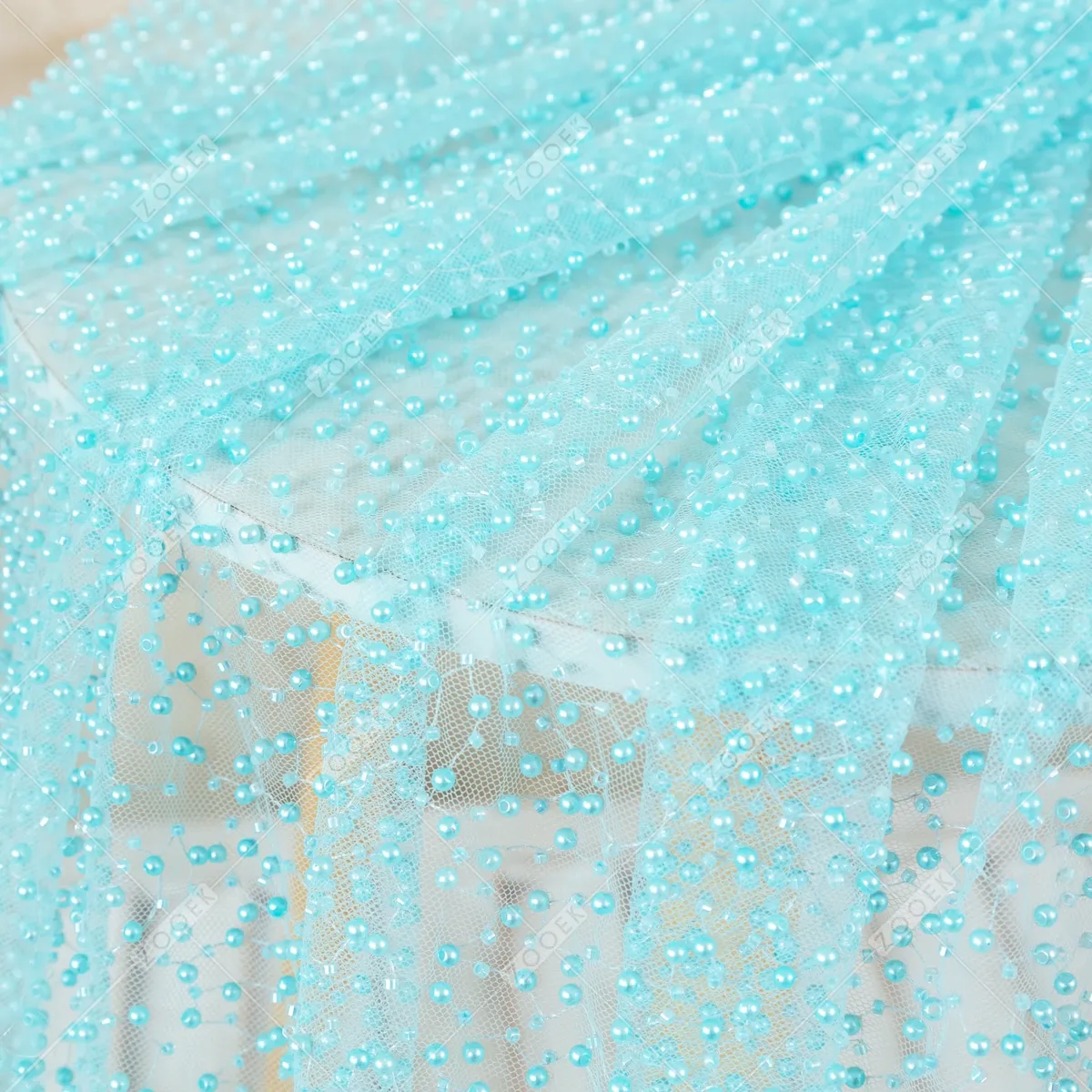 tiffany blue pearl beading fabric tiffany blue pearl beading fabric